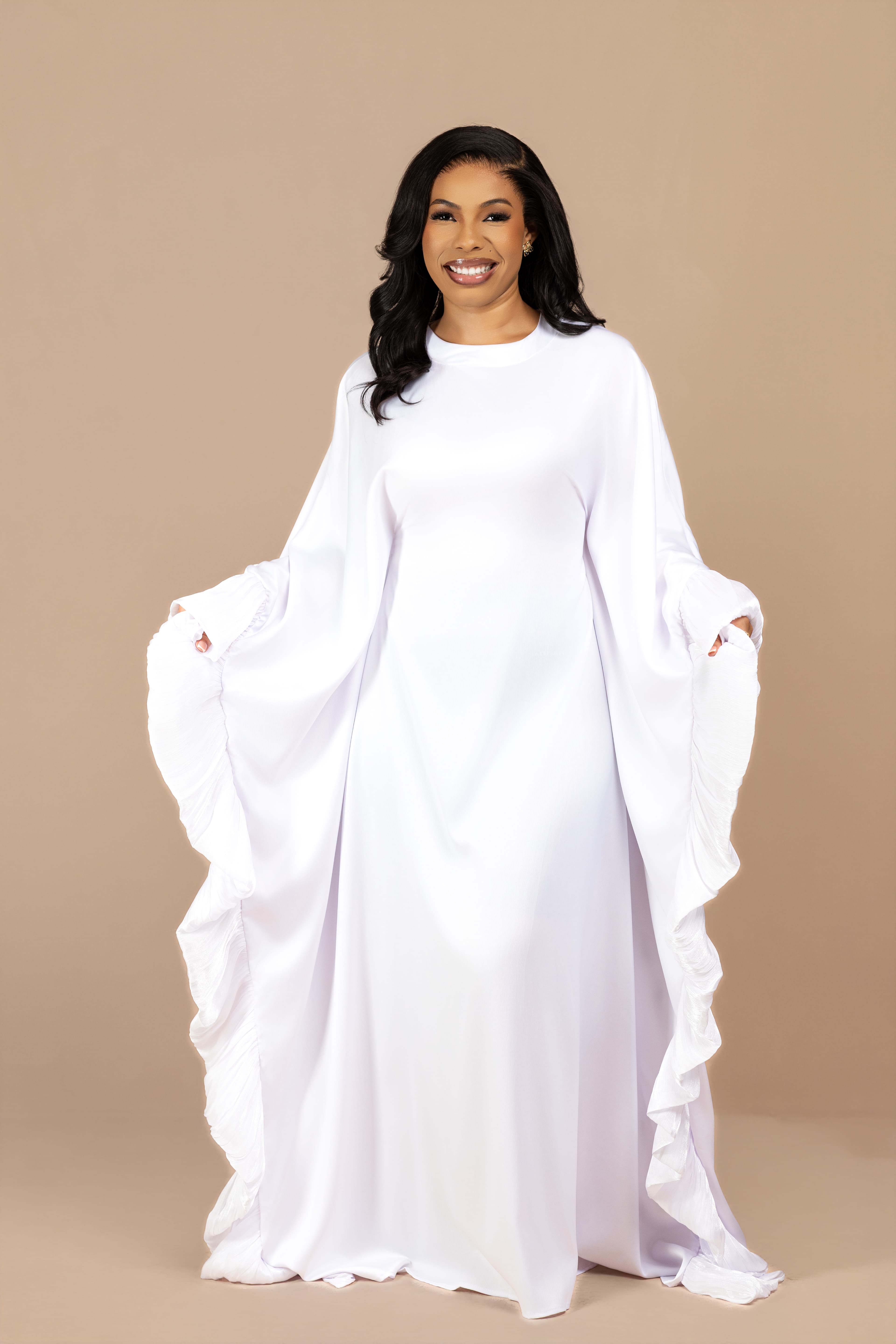 Mirriam ruffle boubou dress
