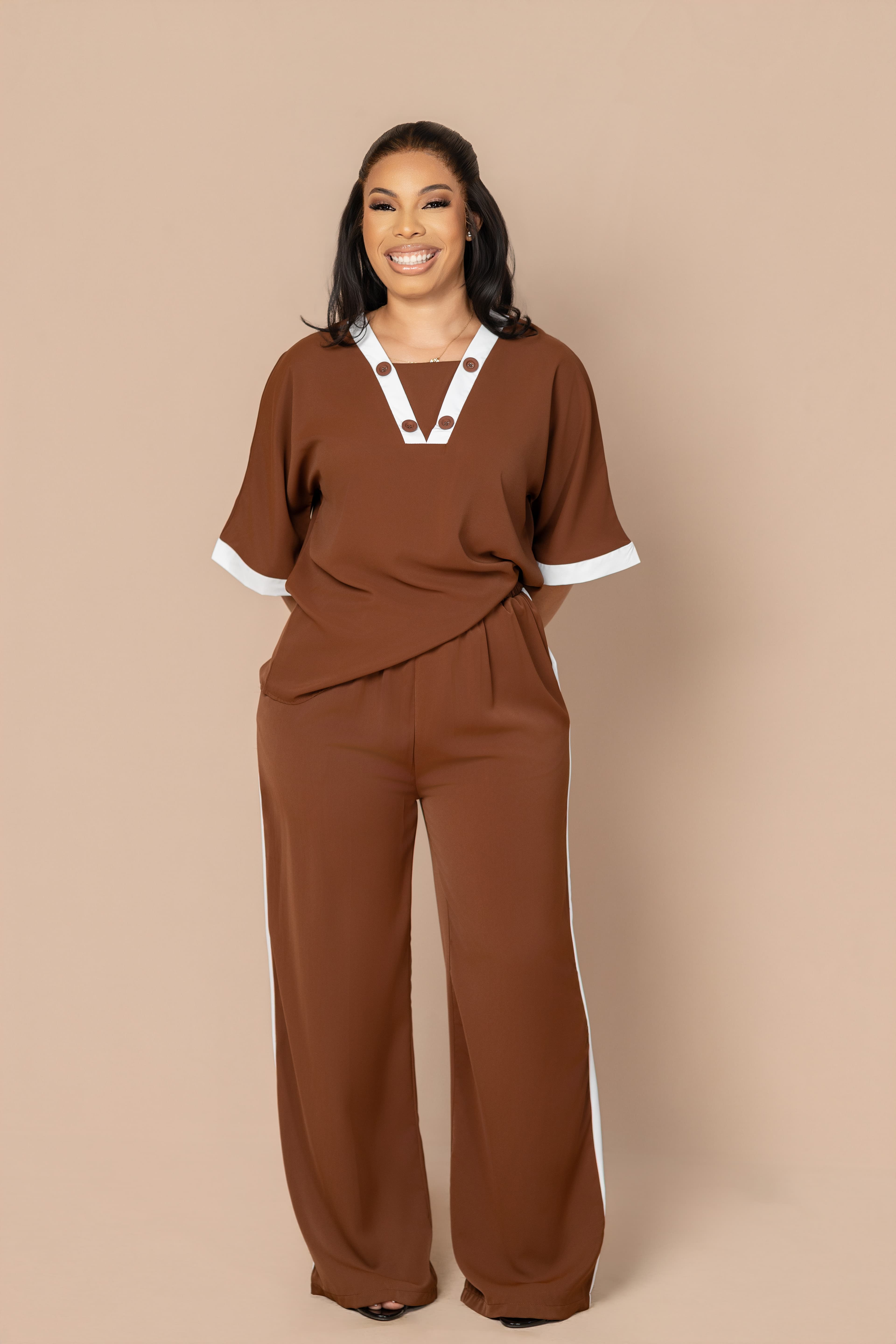 renney v button pant set