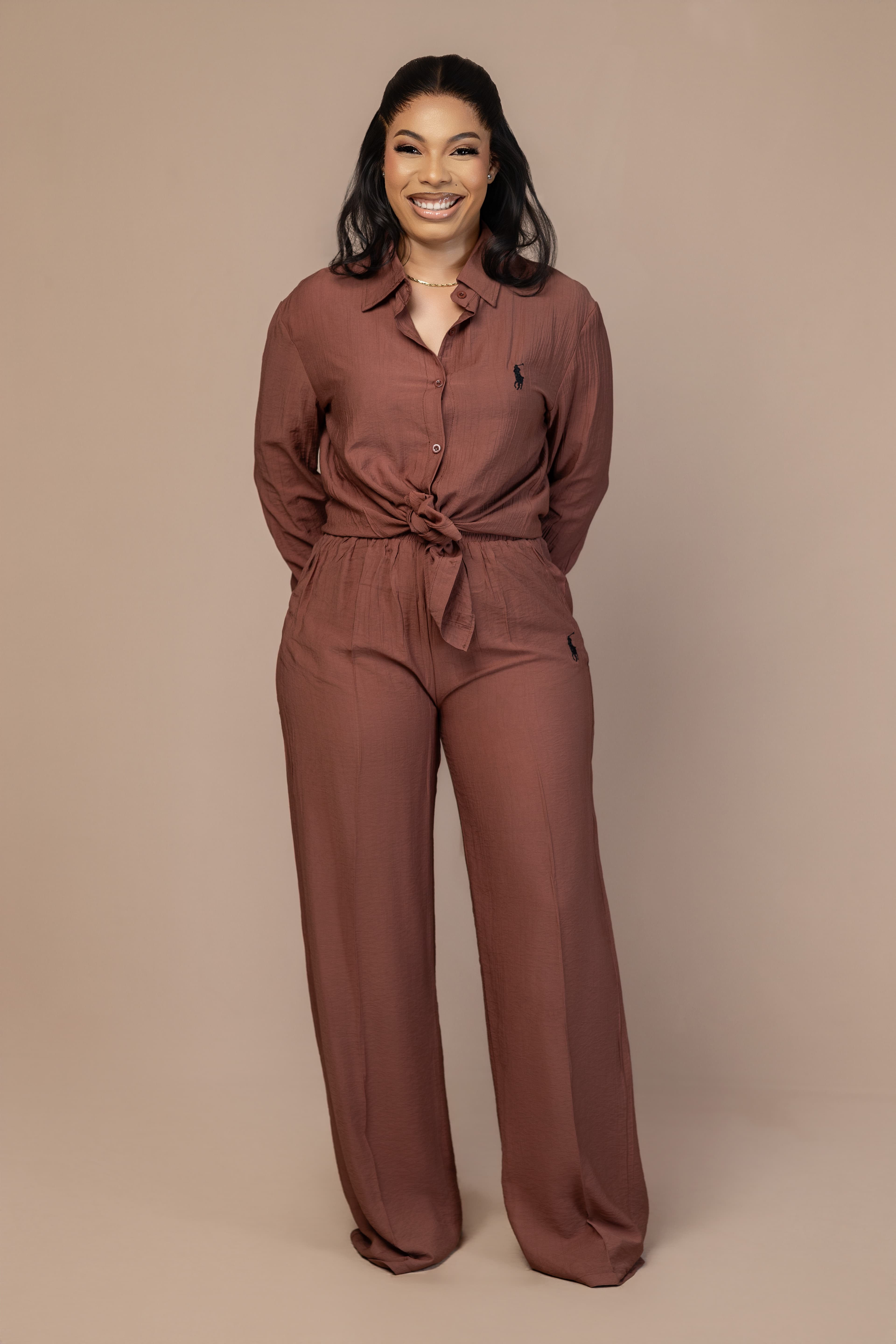 liz casual pant set