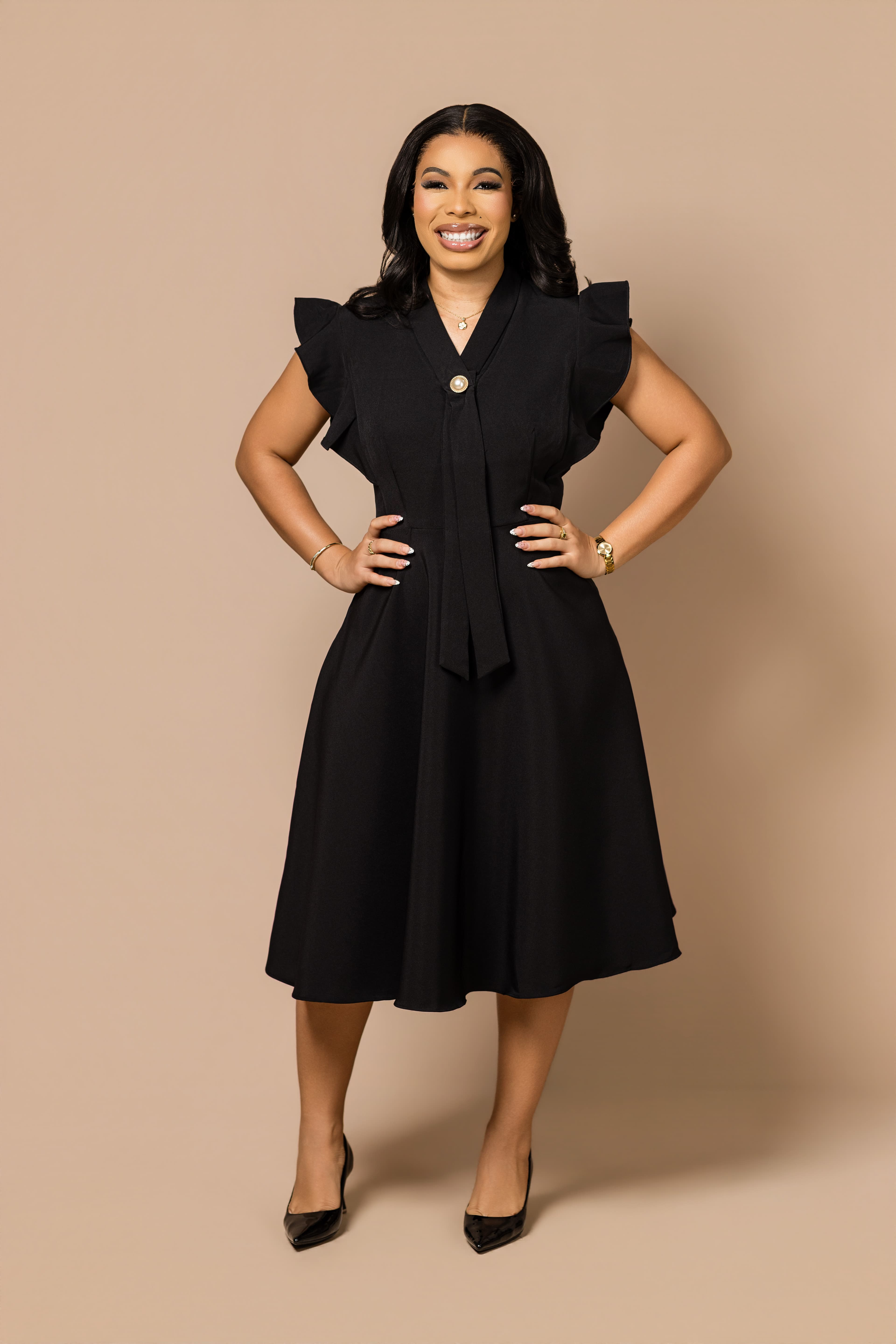 Awoyaa flair dress